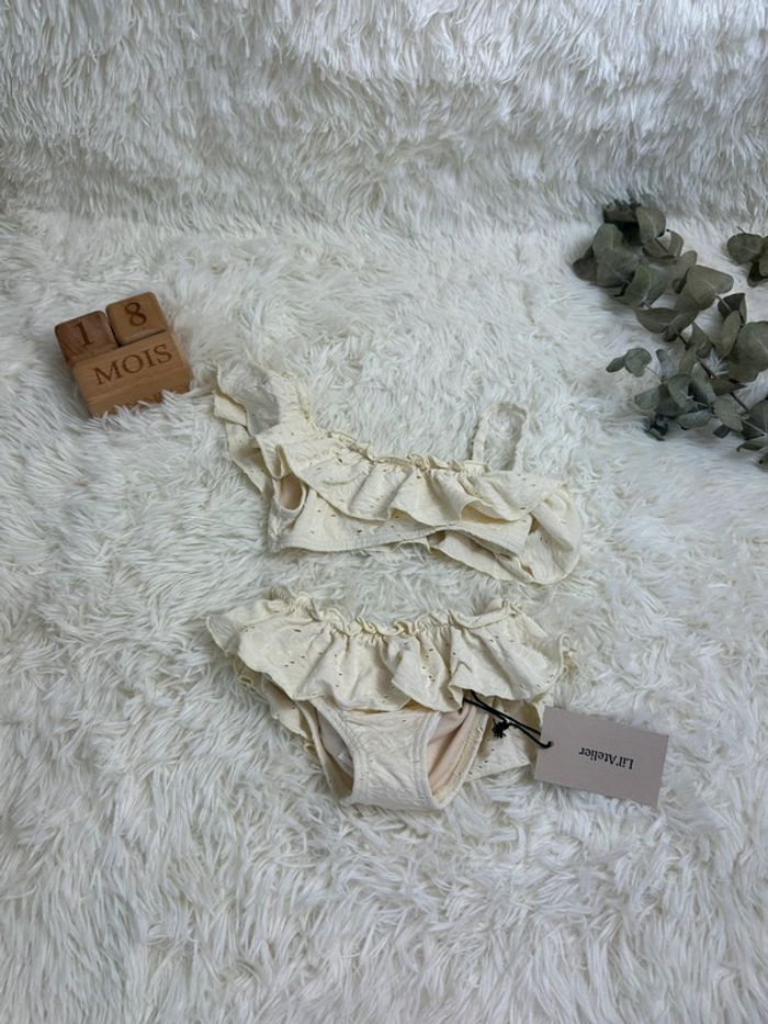 Maillot de bain deux pièces taille 18-24 mois Lil Atelier
