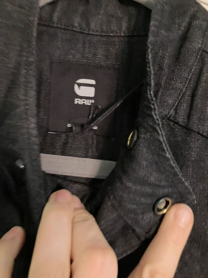 Superbe Combinaison d’été jean G star femme manche courte denim noir 36 - photo numéro 7