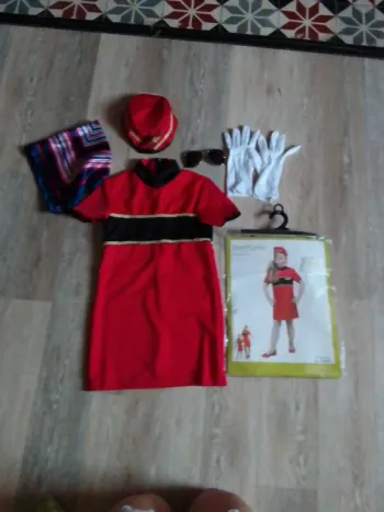 Déguisement costume fille hôtesse de l air