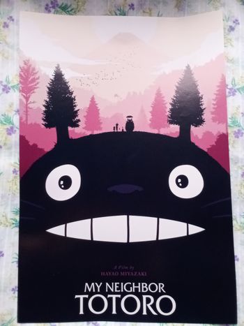 Affiche Poster Mon Voisin Totoro Studio Ghibli Miyazaki