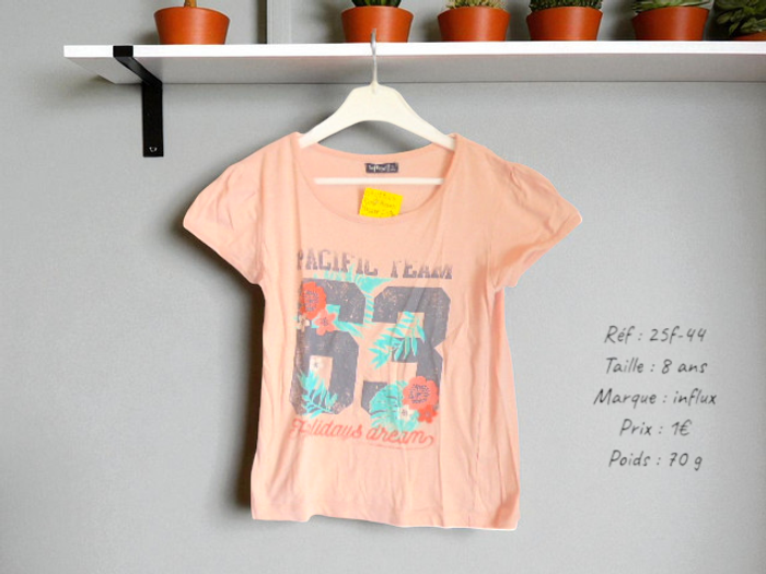 T-shirt 8 ans Influx (25f-44-mag)