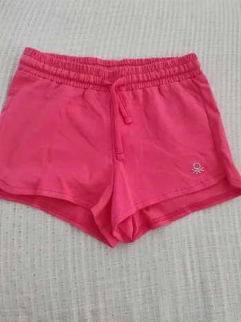 Shorts fille en 100% coton