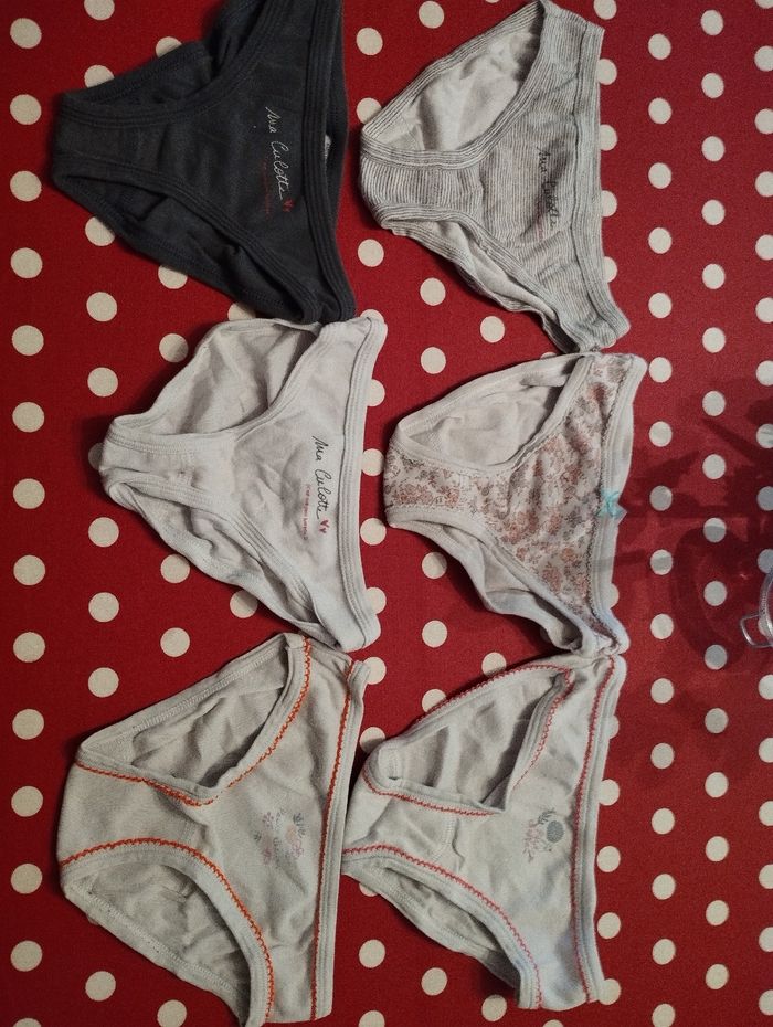 Lot de 7 culottes Petit bateau 6 ans