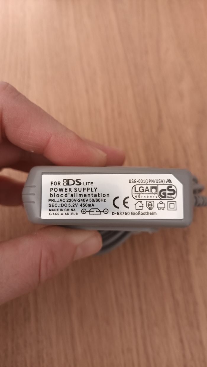 Chargeur secteur pour Nintendo ds lite NEUF - photo numéro 2