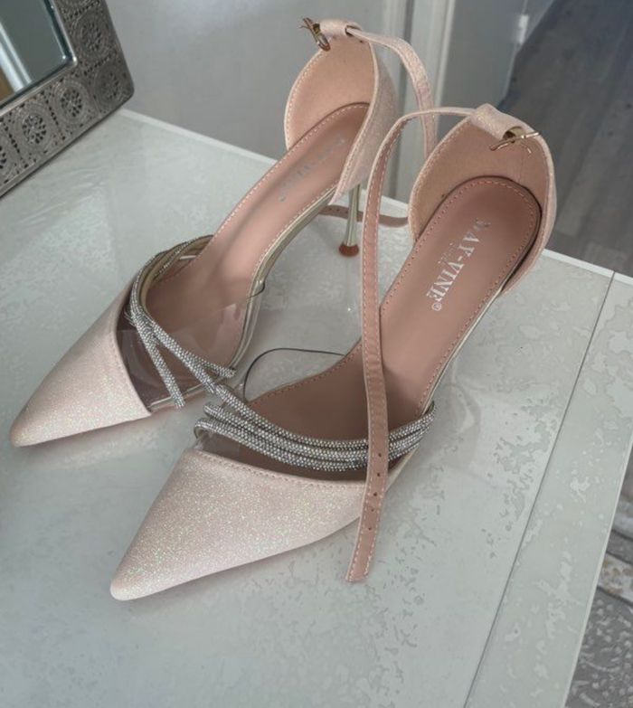 Talon de soirée à paillettes