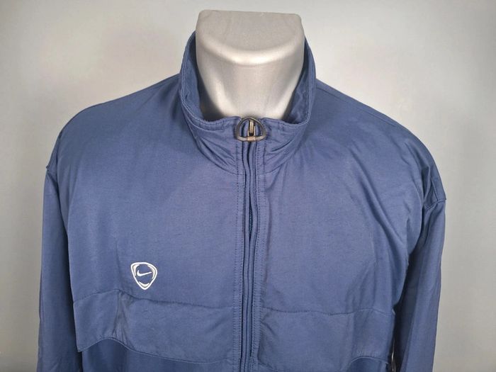 Veste Nike Team vintage XL bleu marine logo bouclier brodé zippée (546) - photo numéro 2