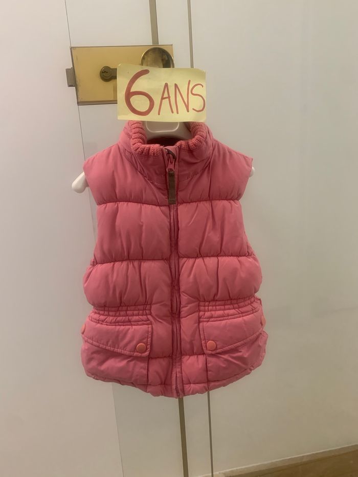 Veste sans manches 6 ans