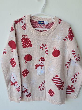 Pull de noel lumineux taille 116
