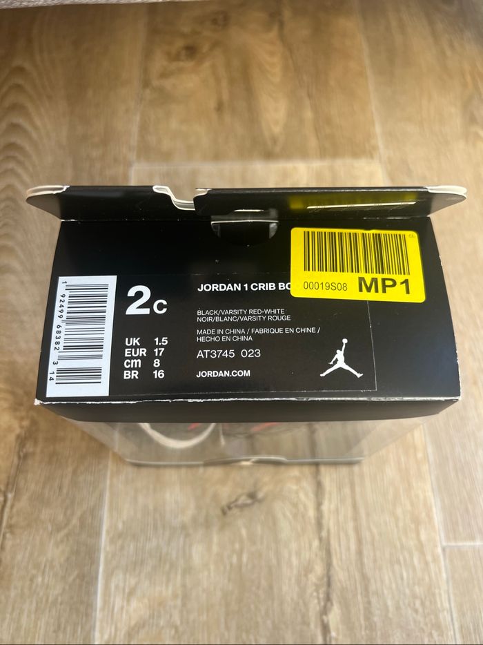 Nike Air Jordan 1 Crib bootie Taille 17 Neuf - photo numéro 6