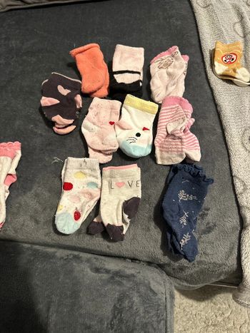 10paires chaussette 6/9 mois 15/16