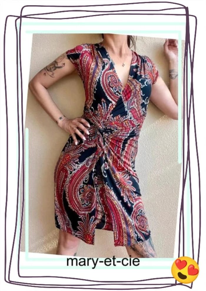 SOLDÉ - Robe fluide taille 38 - Morgan - photo numéro 4