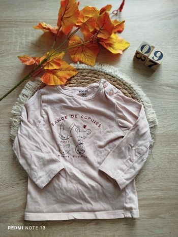 T-shirt manche longue Kiabi 9mois