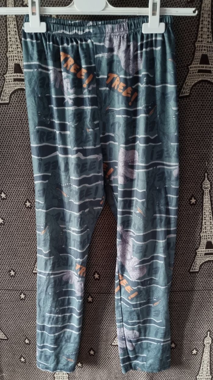 Ensemble pyjama vert foncé T-Rex 10ans - photo numéro 7