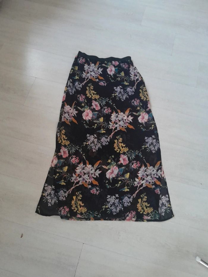 Jupe plage longue motifs H&M ceinture elastique