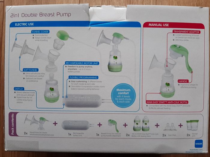 Tire-lait électrique double pompage MAM - photo numéro 4