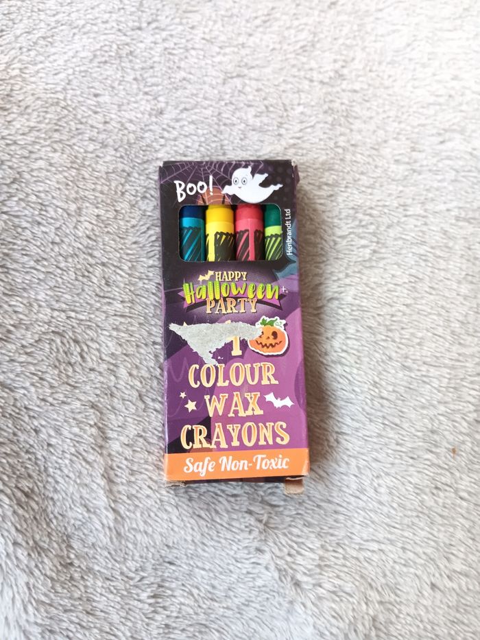 Paquet de 4 crayon cire halloween