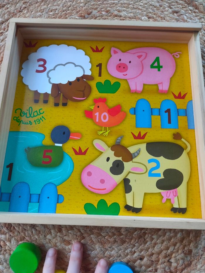 Coffret jeux en bois Vilac - photo numéro 3