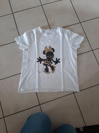 Tee shirt blanc minnie