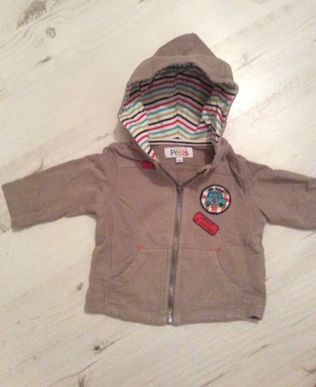 Veste à capuche la compagnie des petits 6 mois
