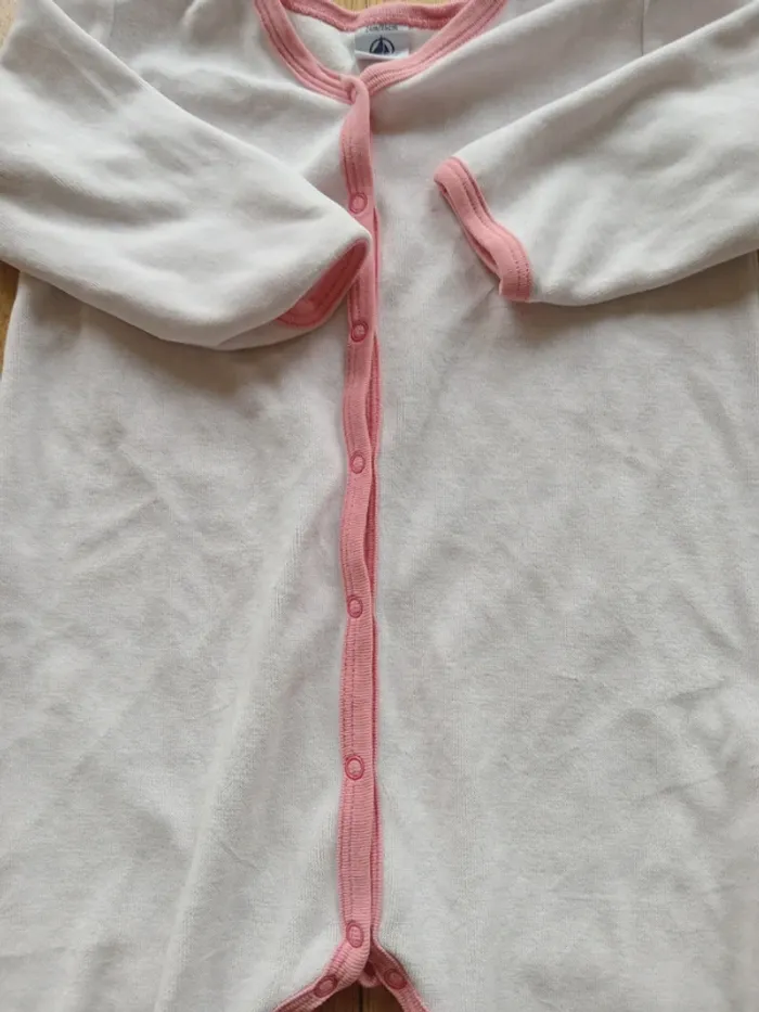 Lot 3 pyjamas grenouillère fille velours hiver, 1 pièce, Petit Bateau 24 mois - photo numéro 10