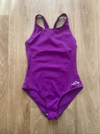 Maillot de bain violet fille 5/6 ans