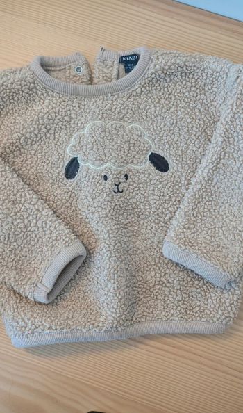 Pull beige mouton Kiabi 18 mois