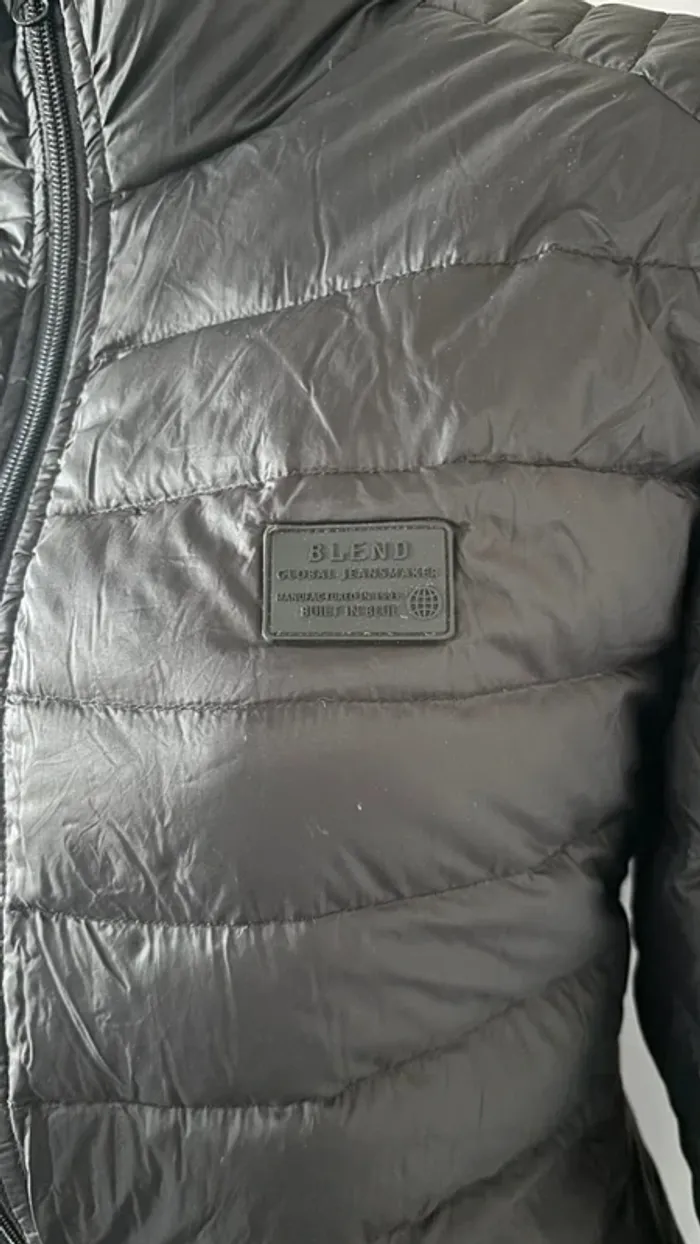 💕 doudoune fine noire taille M 38 #blend - photo numéro 2