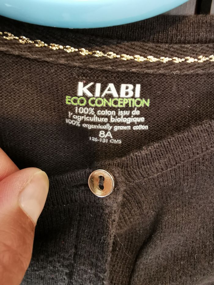 Gilet kiabi noir 8 ans - photo numéro 2