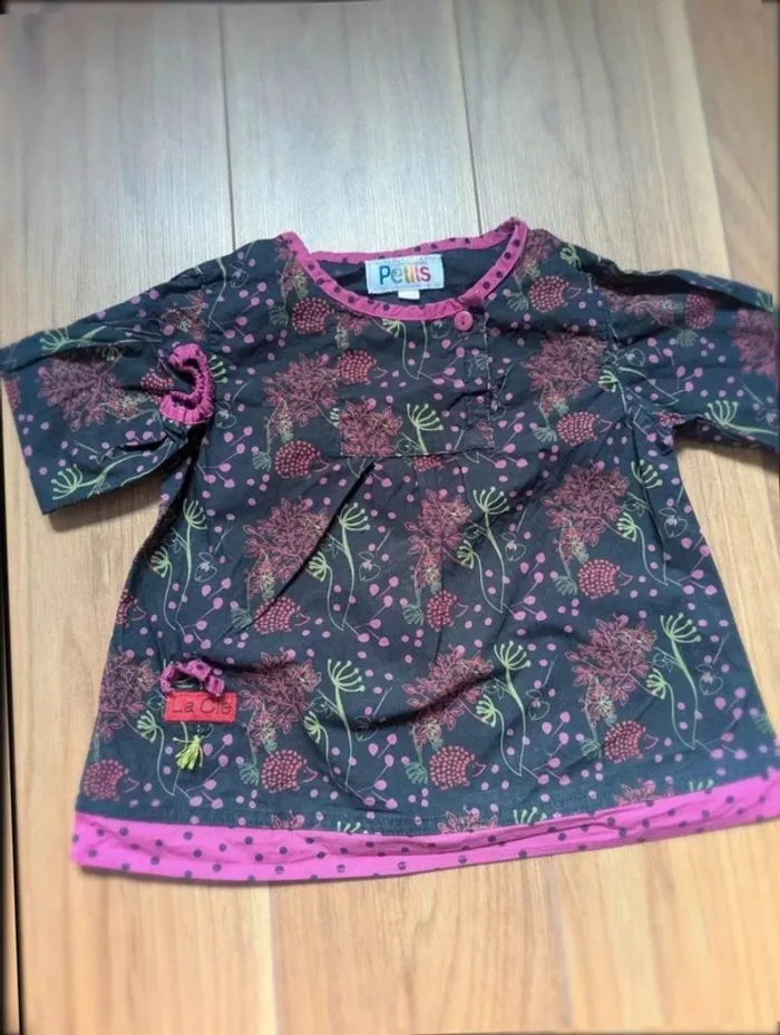 Lot de 4 chemises blouses t-shirts Manches longues - photo numéro 4