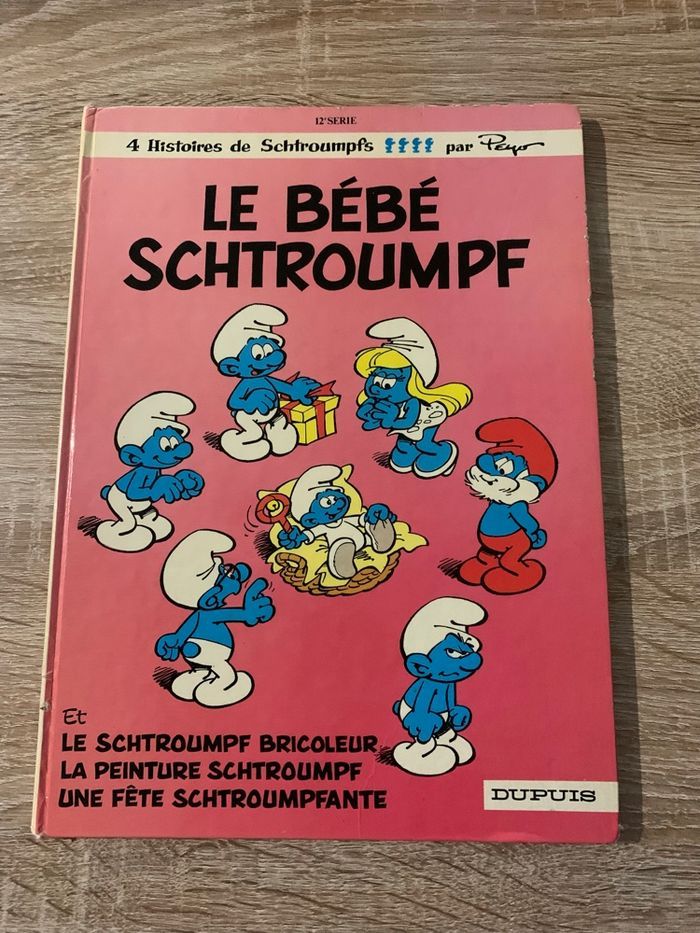 Bd le bébé schtroumpf et 3 autres histoires ( 1984) - photo numéro 1