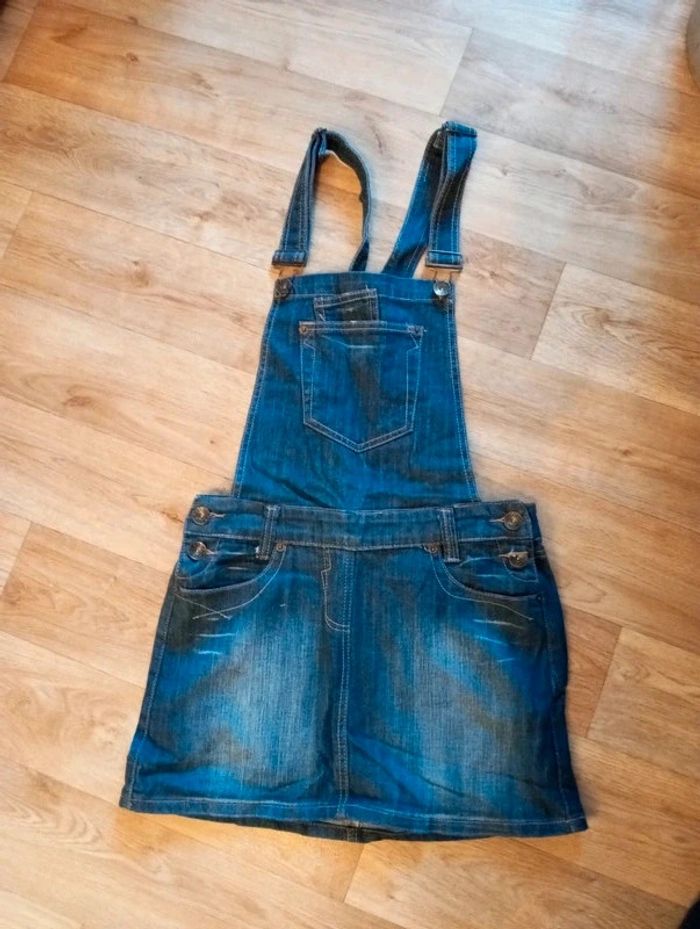 Robe salopette en jean 38