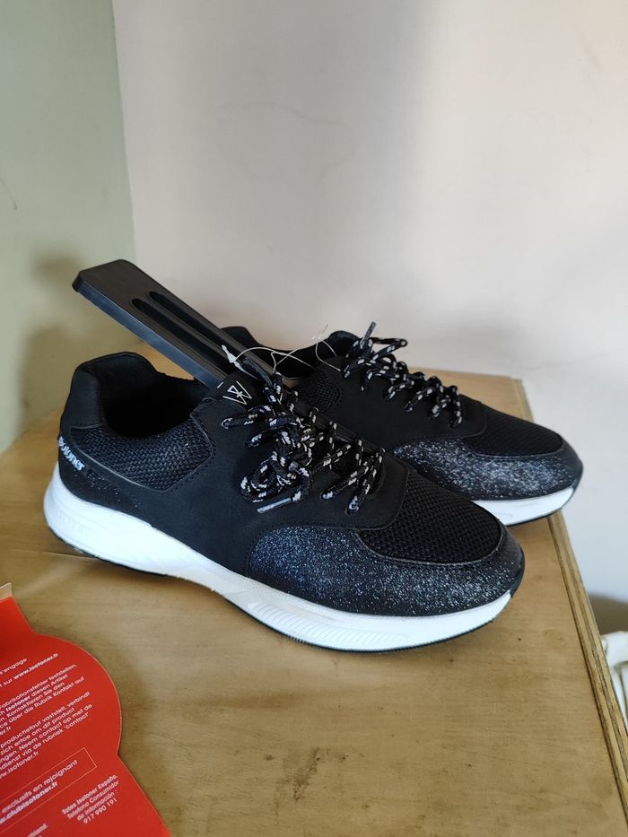 Baskets noires pailletées taille 38 Isotoner - photo numéro 4