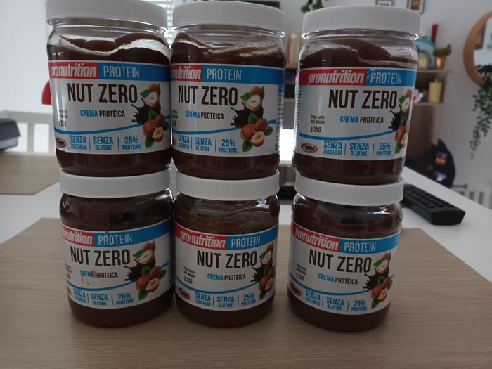 Lot pate à tartiner noisette 6 x 350 g proteinee sans sucres pronutrition