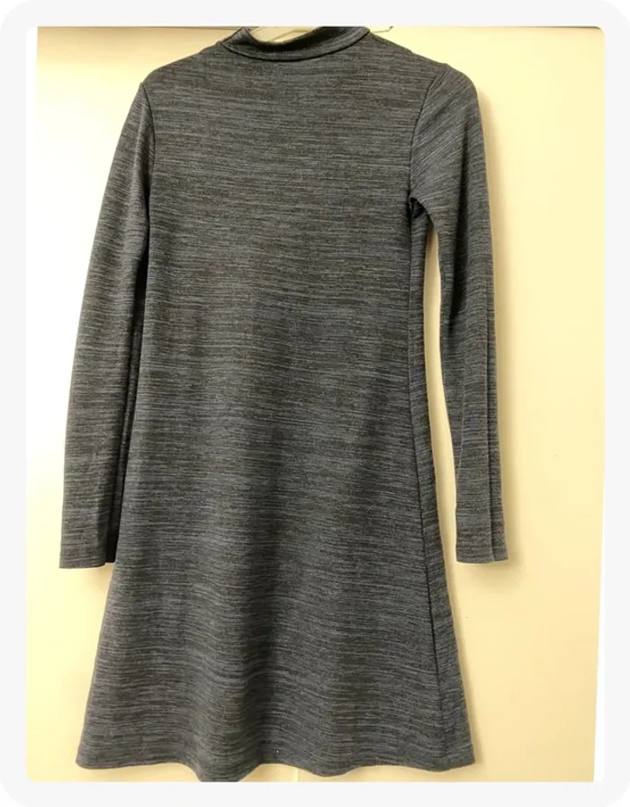 Robe bleue et noire col cheminée Camaieu - photo numéro 3