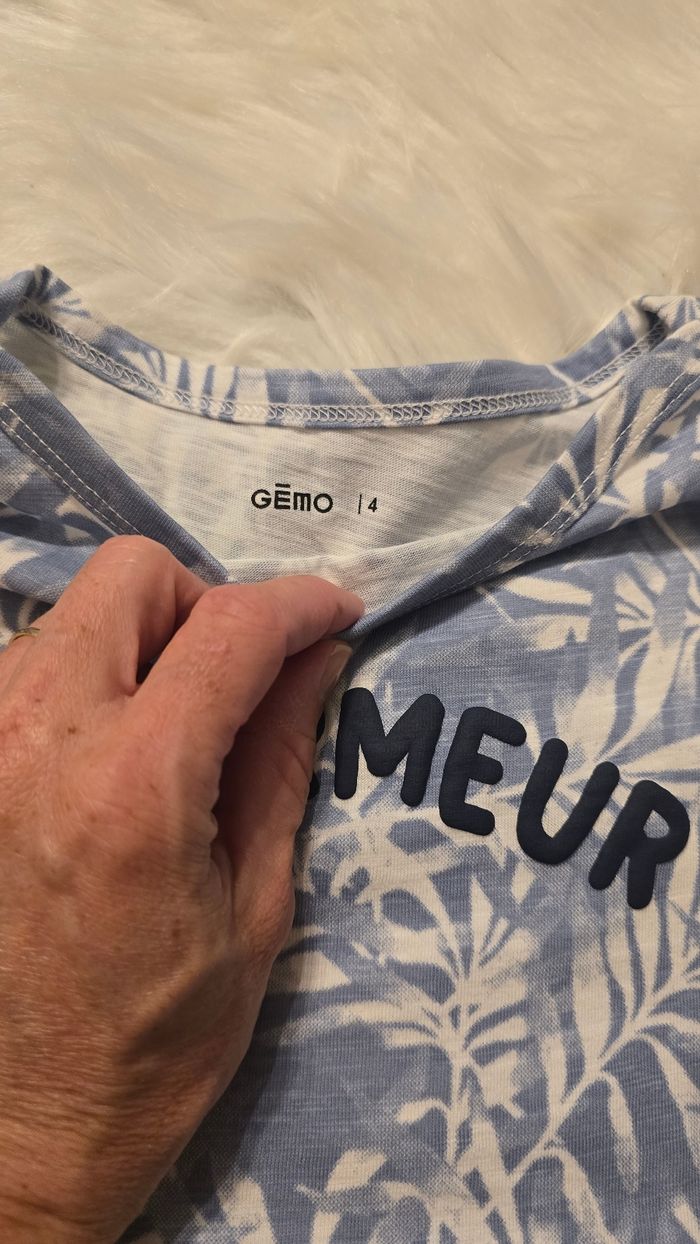 NEUFS (non portés) 🤩😍💙ensemble teeshirt mc et short 4 ans garçon 💙😍🤩 - photo numéro 4