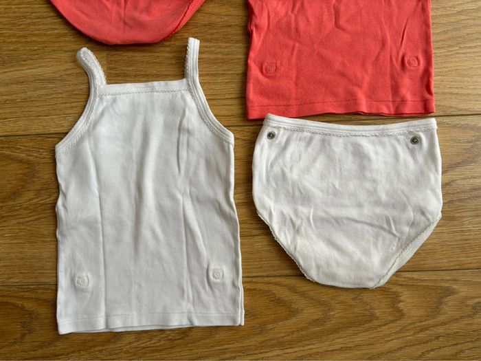 Lot de bodies-culottes 2 en 1 bébé fille Petit Bateau 36M - photo numéro 8