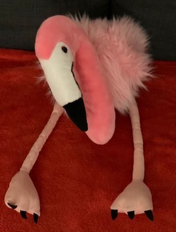 Peluche flamant rose