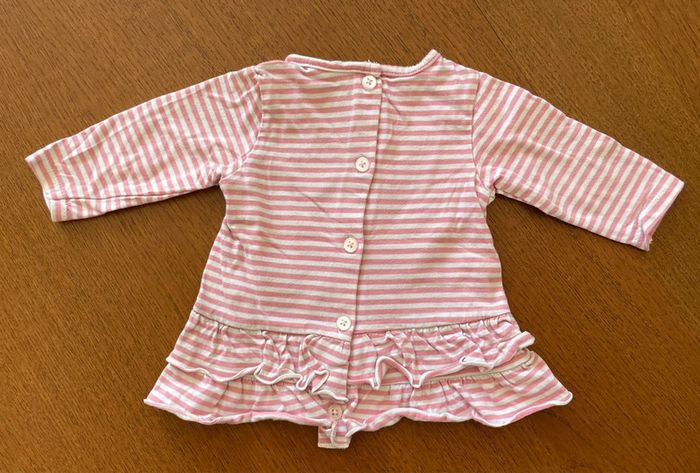 T-shirt à manches longues bébé fille 3 mois - photo numéro 2