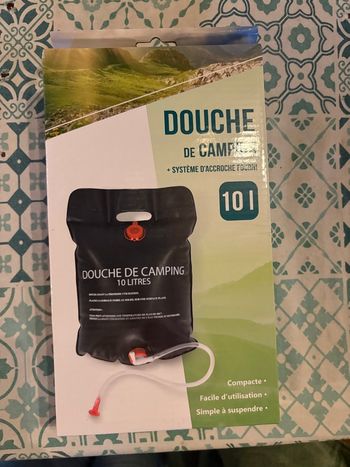 Douche de camping 10 litres neuf 
