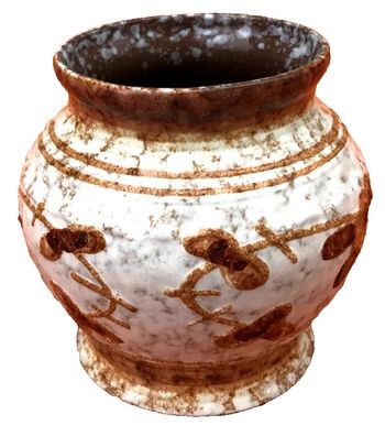 Années 1960 Vase Céramique allemande Strehla N°1437 GDR