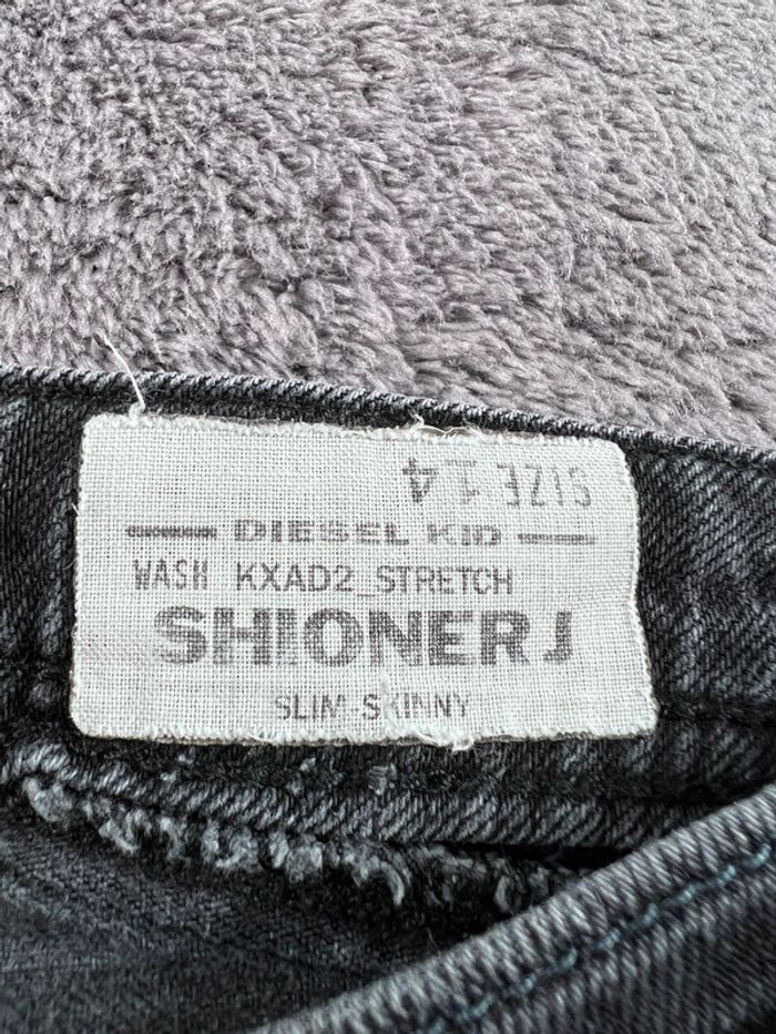 Jean slim Diesel effet délavé noir – Taille XS - photo numéro 8