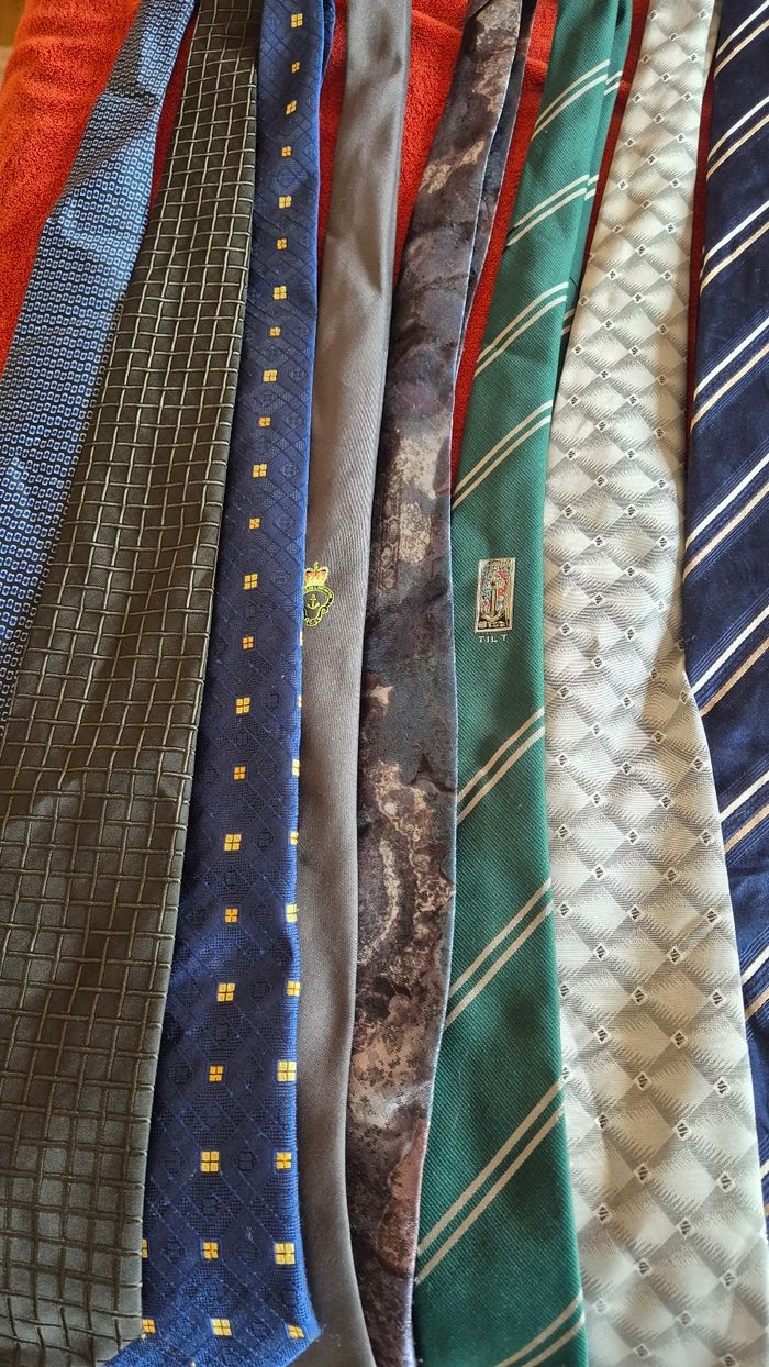 Lot de 38 cravates Vintage - photo numéro 10