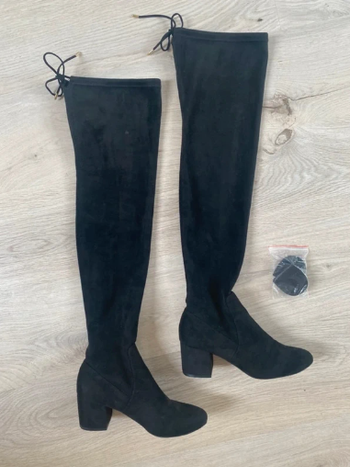 Cuissardes noires daim Jonak – Taille 38
