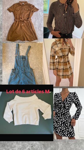 Lot de 6 articles femme taille M