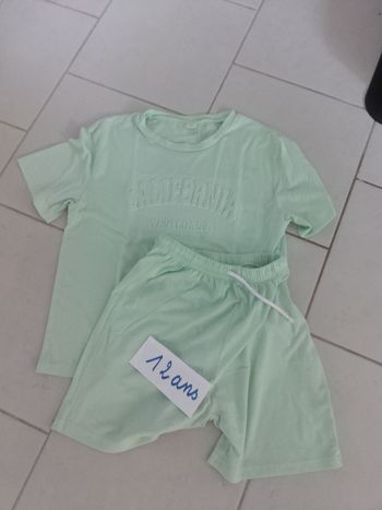 Ensemble short tee shirt 