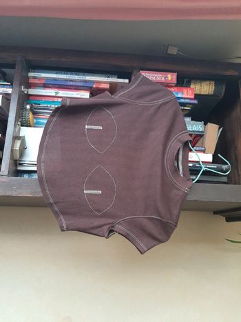 Top shein marron taille l
