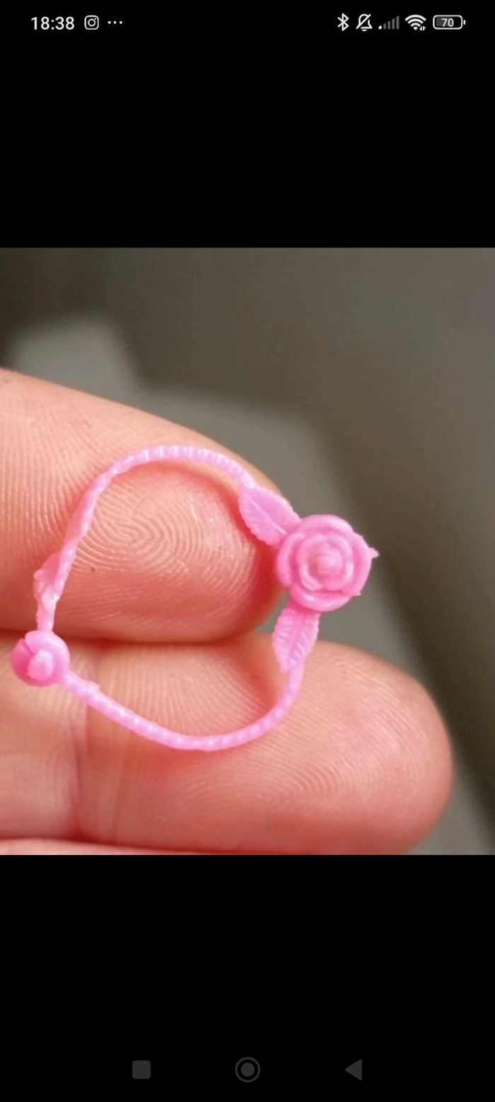 Collier barbie pretty changes pour barbie années 70 - photo numéro 5