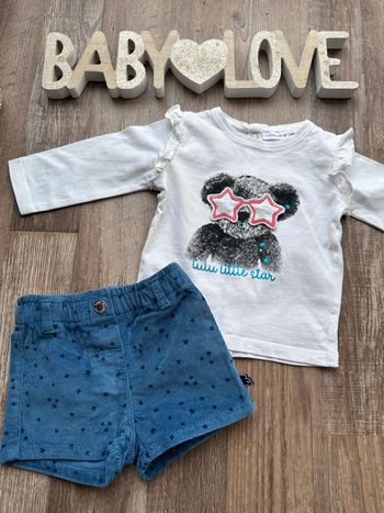 - Ensemble Lulu castagnette   - 6 mois - Très bon état  