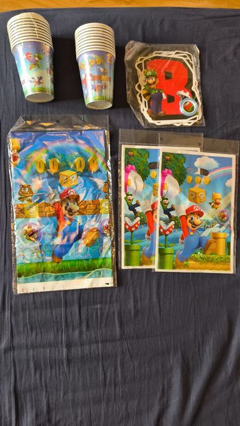 Lot anniversaire mario