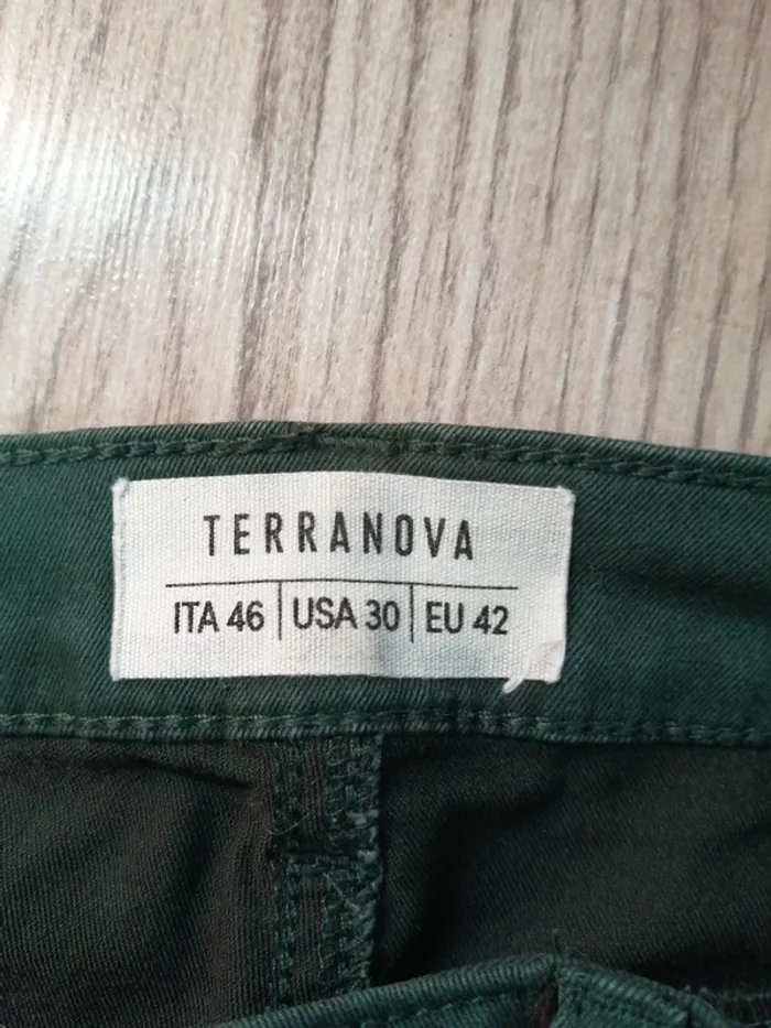 Pantalon skinny push up vert foncé / terranova / (42) - photo numéro 9